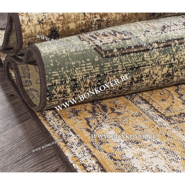 Бельгийский ковер из артшелка дизайн 87 Бежевый